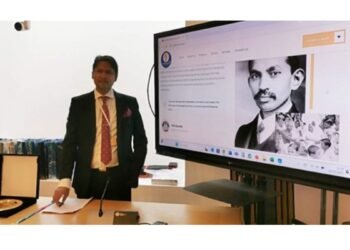 Gandhian Ethos Echoed in Scottish Parliament: Peace Society Celebrates Legacy and Progress