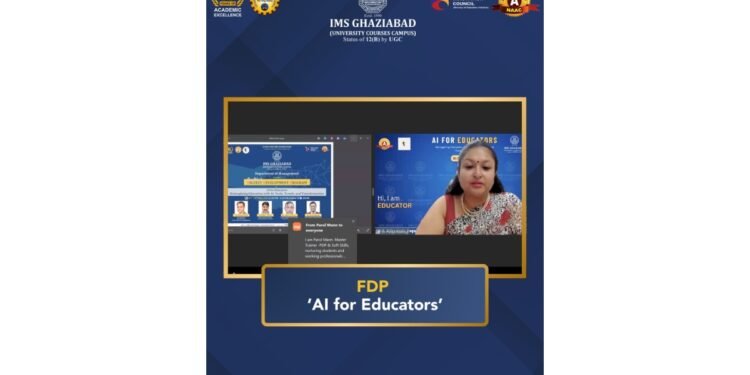 IMS Ghaziabad Concludes Impactful Week-Long FDP on AI for Educators