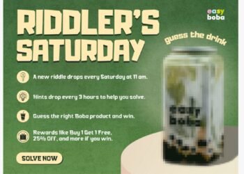 Easy Boba Unveils ‘Riddler’s Saturday’: A Refreshing Twist to Bubble Tea with a Brainy Spin