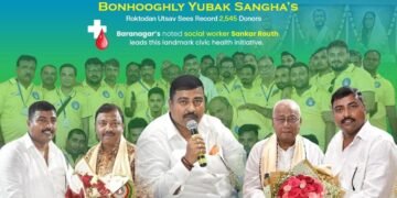 Bonhooghly Yubak Sangha’s Roktodan Utsav Sees 2,545 Donors in Major Kolkata Blood Drive