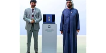 Siddharth Balachandran Receives Mohammed bin Rashid Al Maktoum Medal for Philanthropy