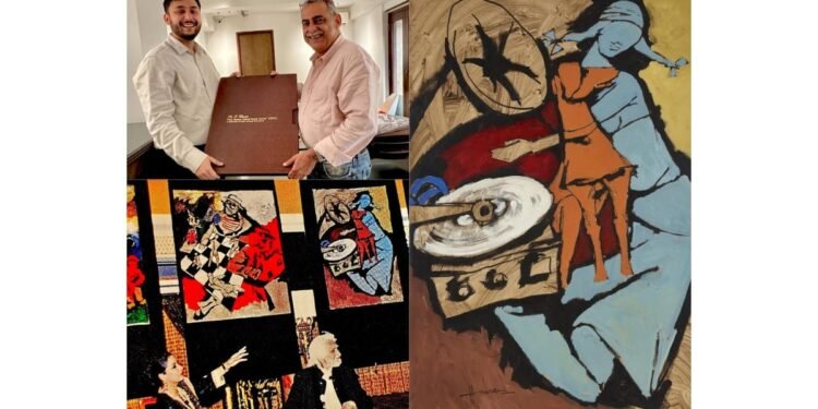 Mumbai Collector Abeer Vivek Abrol Acquires Significant M.F. Husain Painting at Pundole’s Auction