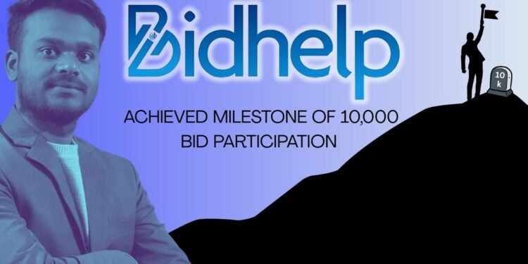 BizHelp Crosses 10,000 Tender Submissions, Empowering Indian Businesses in Public Procurement