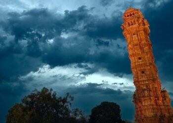 One Photo, One Fort, One Dream: Chittorgarh Lights Up Times Square