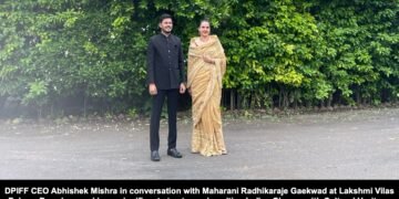 DPIFF CEO Abhishek Mishra Meets Maharani Radhikaraje, Bridging Cinema with Royal Heritage