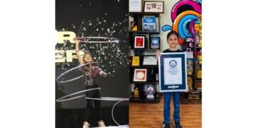 7-Year-Old Sinaya Biyani Breaks Guinness World Record with 101 Hula Hoop Rotations in 30 Seconds!