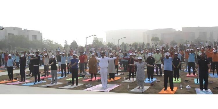 IIM Rohtak Celebrates the 11th International Day of Yoga with a Collective Spirit of Mindfulness