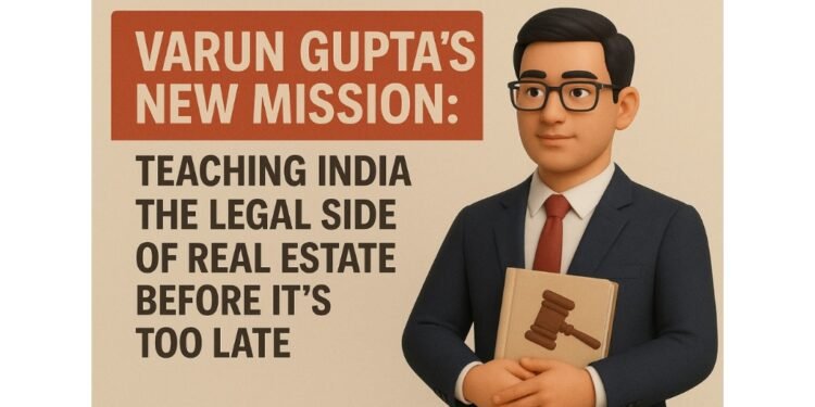 Varun Gupta’s New Mission: Teaching India the Legal Side of Real Estate Before It’s Too Late