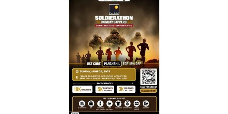 Panchshil Bombay Sappers Soldierathon – A Tribute to the Heroes of Indian Armed Forces