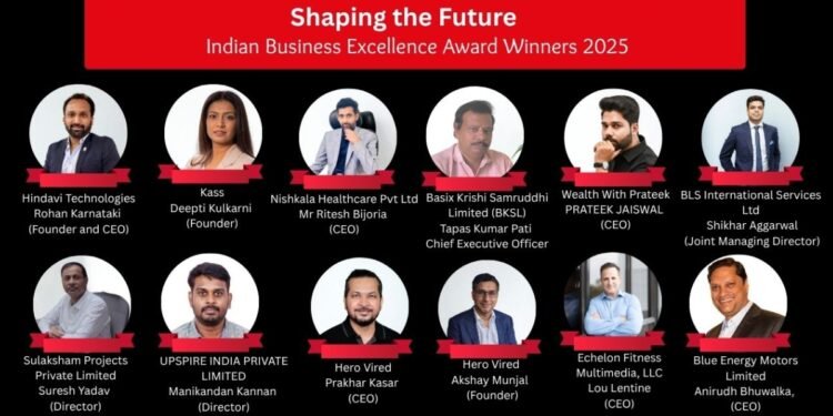 Shaping the Future: The 2025 Indian Business Excellence Award Winners