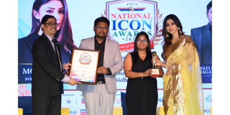 Empowering Dreams, Enabling Futures Mrs. Swati Kamble Durgam and Mr. Jagandas Durgam – Winners – National Icon Award 2025| Category: Best Financial Services Provider Company in Chandrapur  Director – Dreams Lead Fortune Nidhi Ltd., VOCCONNECT International Pvt. Ltd., Rising Dream Capital Pvt. Ltd.