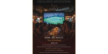 Experience the Grand Slam Like Never Before at Global Foyer’s Cabana-Themed Wimbledon Screening