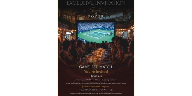 Experience the Grand Slam Like Never Before at Global Foyer’s Cabana-Themed Wimbledon Screening
