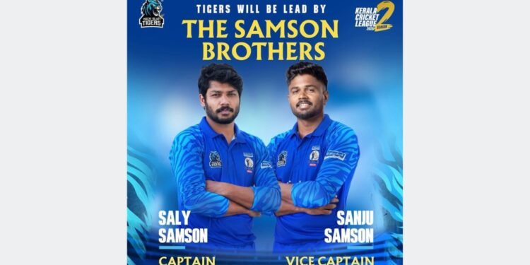 Samson Brothers to lead Kochi Blue Tigers