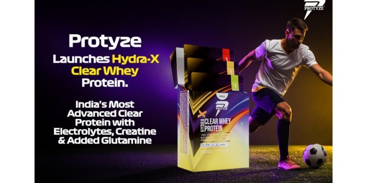 Protyze Launches HYDRA-X: India’s An Advanced Clear Protein with Electrolytes, Creatine & Glutamine.