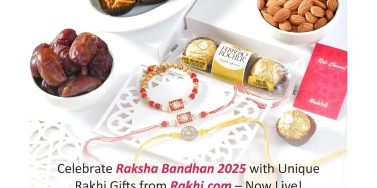 Celebrate Raksha Bandhan 2025 with Unique Rakhi Gifts from Rakhi.com – Now Live