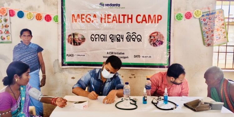 Vedanta Aluminium Organises a Mega Multi-Speciality Health Camp in Kalahandi