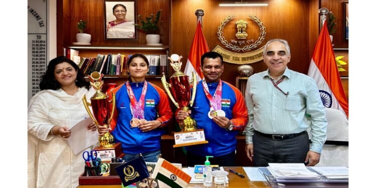 Income Tax Department Shines at 9th South Asian Karate Championship 2025