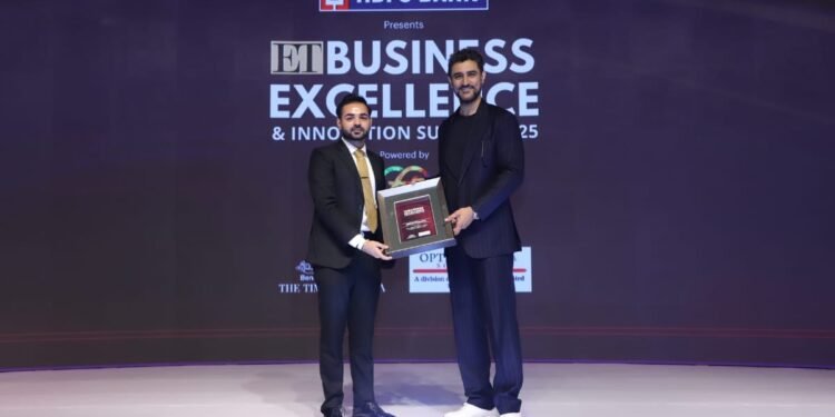 Nikhil Chandan Honoured as ‘Promising Young Business Leader’ at ET Business Excellence & Innovation Summit 2025