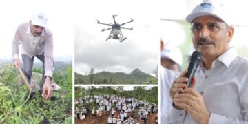 Launch of “Seedball for Green Wall” Campaign from Ambaji by Hon’ble Speaker Shri Shankarbhai Chaudhary