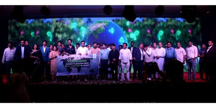 Save Earth Mission Unveils Global Vision – Announces World’s Largest Plantation Drive in Over 60 Countries Starting August 2025