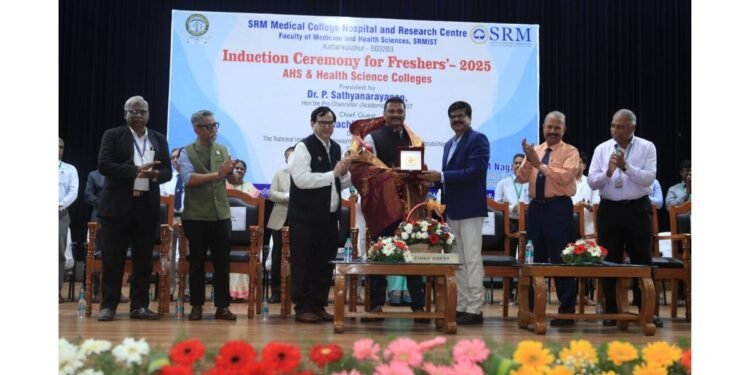 Collaboration, Not Competition, SRMIST Welcomes 1,500+ Freshers to Health Sciences Programs