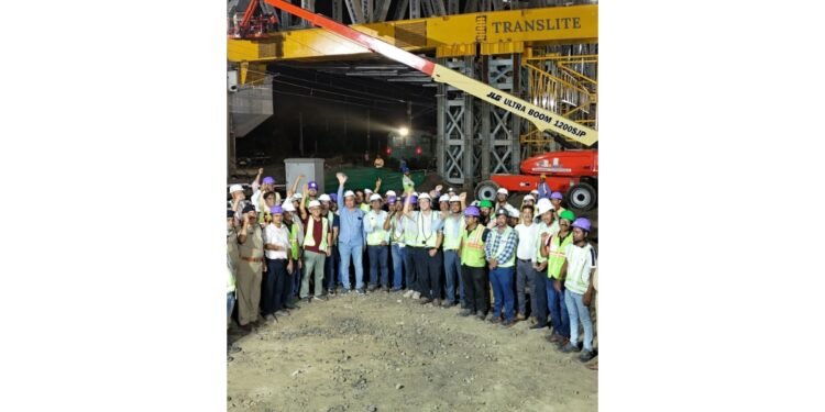 Translite Scaffolding Enables Landmark Rail Flyover Launch in Kalamboli, Maharashtra
