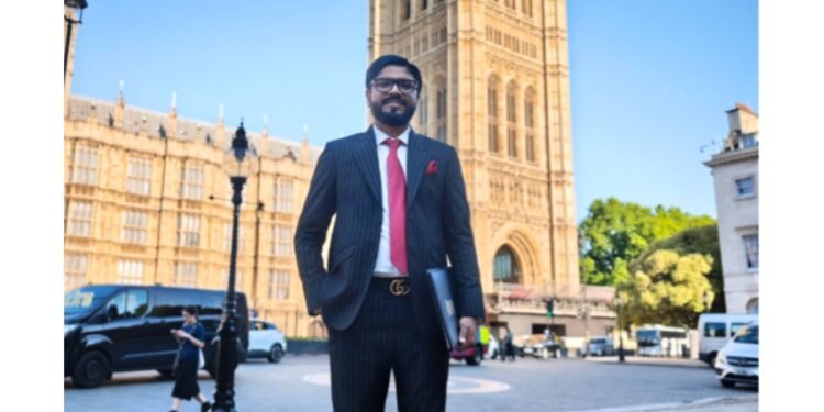 Advocate & CA Harsh Girish Patel Represents India at the House of Lords, UK Parliament