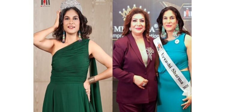 Urvashi Sharma Crowned Mrs. Timeless Beauty – Silver Category | Diva Pageants Mrs. India 2025