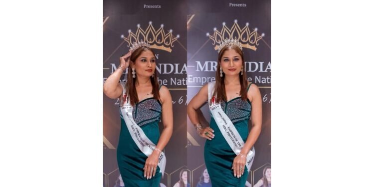 Aparna Huske: Won the title of Mrs. Photogenic 2025 in Mrs. India Empress of the Nation 2025