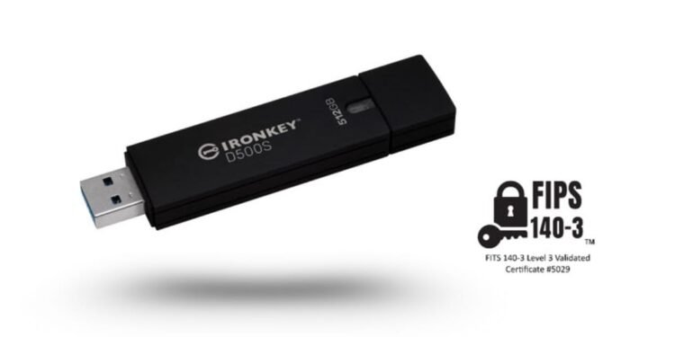 Kingston IronKey D500S: First TAA-Compliant FIPS 140-3 Level 3 Drive with Trusted Supply Chain