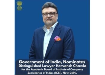 Distinguished Lawyer Harvansh Chawla Nominated to Academic Board of Institute of Company Secretaries of India (ICSI)
