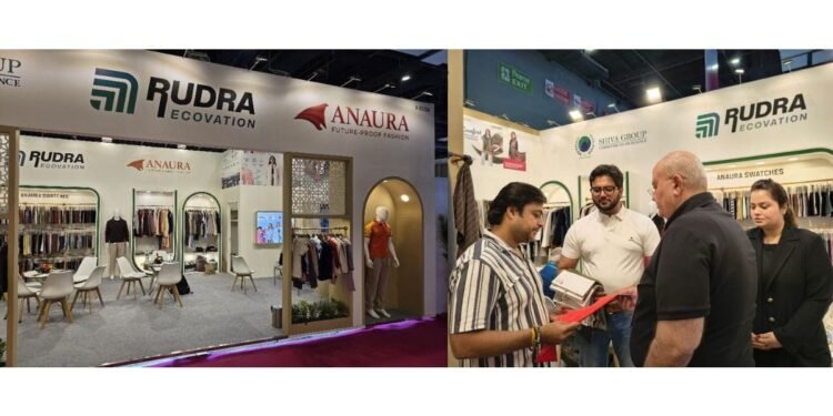 Rudra Ecovation Showcases Anaura at TFI Textile Fair India 2025