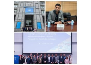 Ramneek Sharma, Division Secretary of Uttar Railway Mazdoor Union (URMU), Visits UN University in Japan and Meets ILO Director