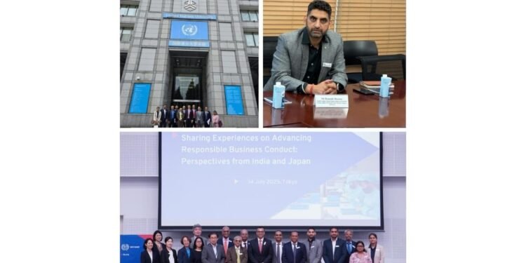 Ramneek Sharma, Division Secretary of Uttar Railway Mazdoor Union (URMU), Visits UN University in Japan and Meets ILO Director