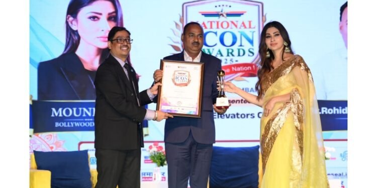 Rising to New Heights with Innovation Mr. Rohidas B. Lokhande Winner – National Icon Award 2025 Category: Excellence in Hydraulic Lift System Innovation Director, Om Sai Elevators Co. | Pune