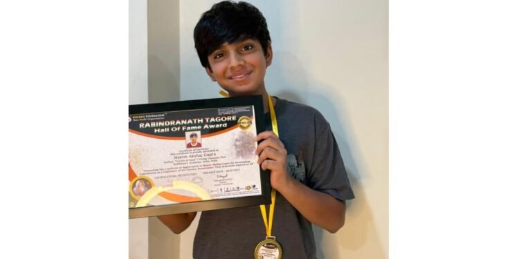 National Award Winner at 13: Akshaj Gupta Crowned Flagbearer of India’s Literary Renaissance
