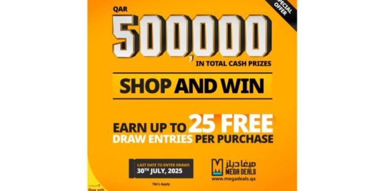Countdown Begins for QAR 500,000 Grand Draw: Mega Deals Unveils Exclusive New Bundles