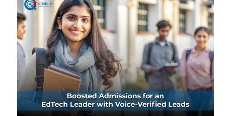 How QLead.ai Boosted Admissions for an EdTech Leader with Voice-Verified Leads