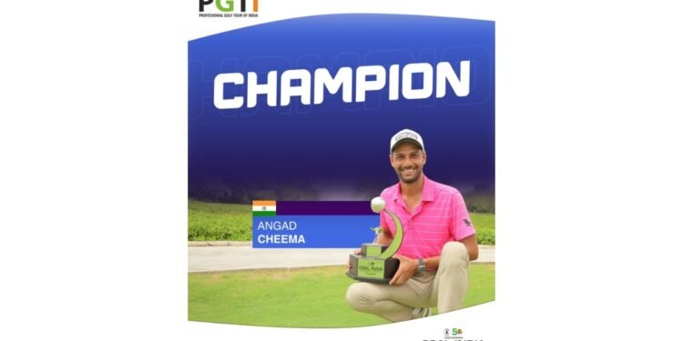 Angad Cheema Clinches PGTI’s Coal India Open 2025 with Commanding Finish in Ahmedabad