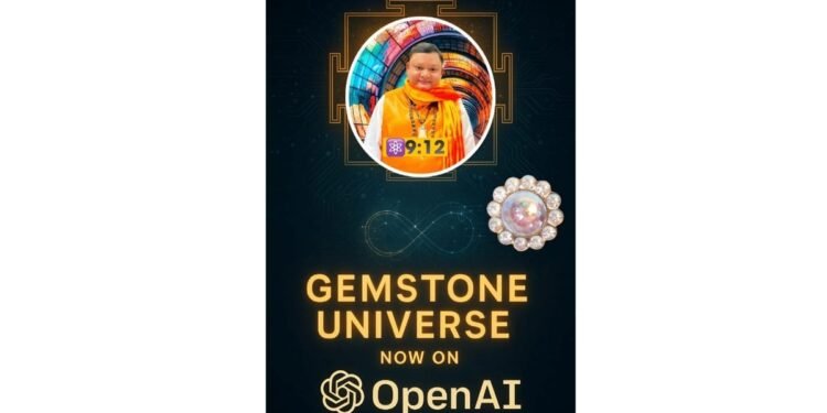 Nelson Mandela Award to Guru ji Shri Arnav for Introducing Gemstone Guide- ChatGPT