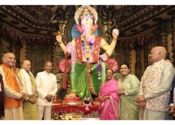 Grand Inauguration of ‘Lal Bagh Ka Raja’ Ganpati Festival in Delhi by Former President Ram Nath Kovind