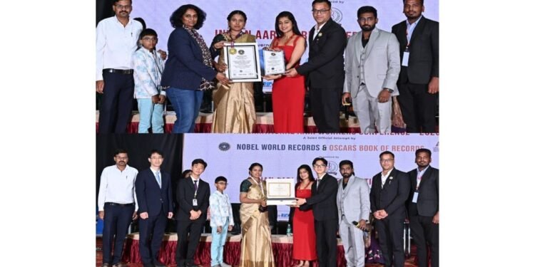 From Weaving Village to World Stage – Mrs. N. Keerthana Becomes India’s First Oscars Book of Records Awardee