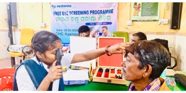 Vedanta Aluminium Conducts Free Eye Screening Camp in Rayagada