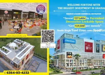Invest in Double-Height Food Zone Operated by Food Forum – Charms India’s Landmark Commercial Project