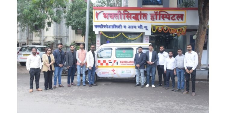 Healing Pharma Donates Ambulance to Pune’s Bhakti Siddhant Hospital Taking A Step Towards Saving Lives