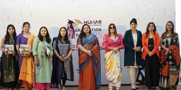 Hunar Online Courses Hosts India’s Biggest Online Graduation Ceremony of 10,000+ Women