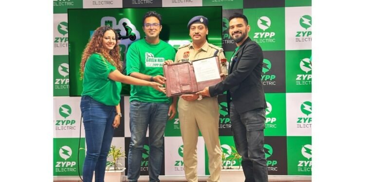 Zypp Electric and Gurugram Traffic Police Launch ‘Green Hai Toh Zypp Hai’ Campaign to Promote EV Adoption and Road Safety