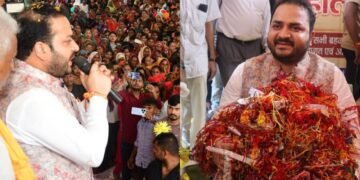 UP’s Bhagwantnagar Sees 20,000+ Sisters Tie Rakhi to Pushpendra Pratap Singh, Stirring Political Chatter