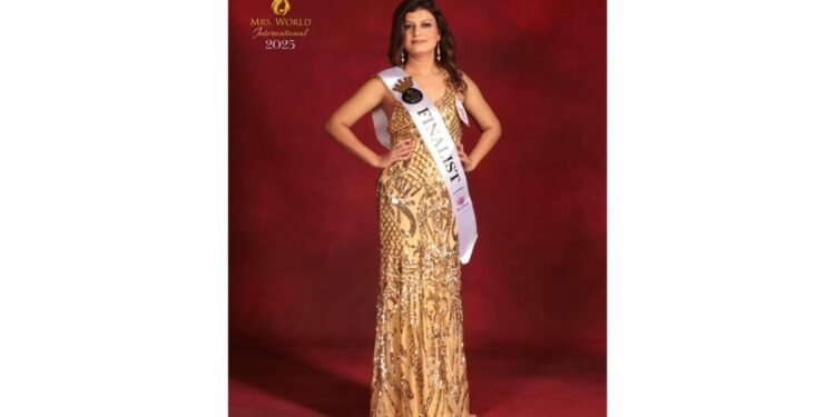 Agra’s Dr. Arpita Saxena Wins Fashionista Ravishing 2025 at Mrs World International S3